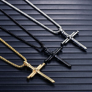 Stainless Steel Cross and Chain